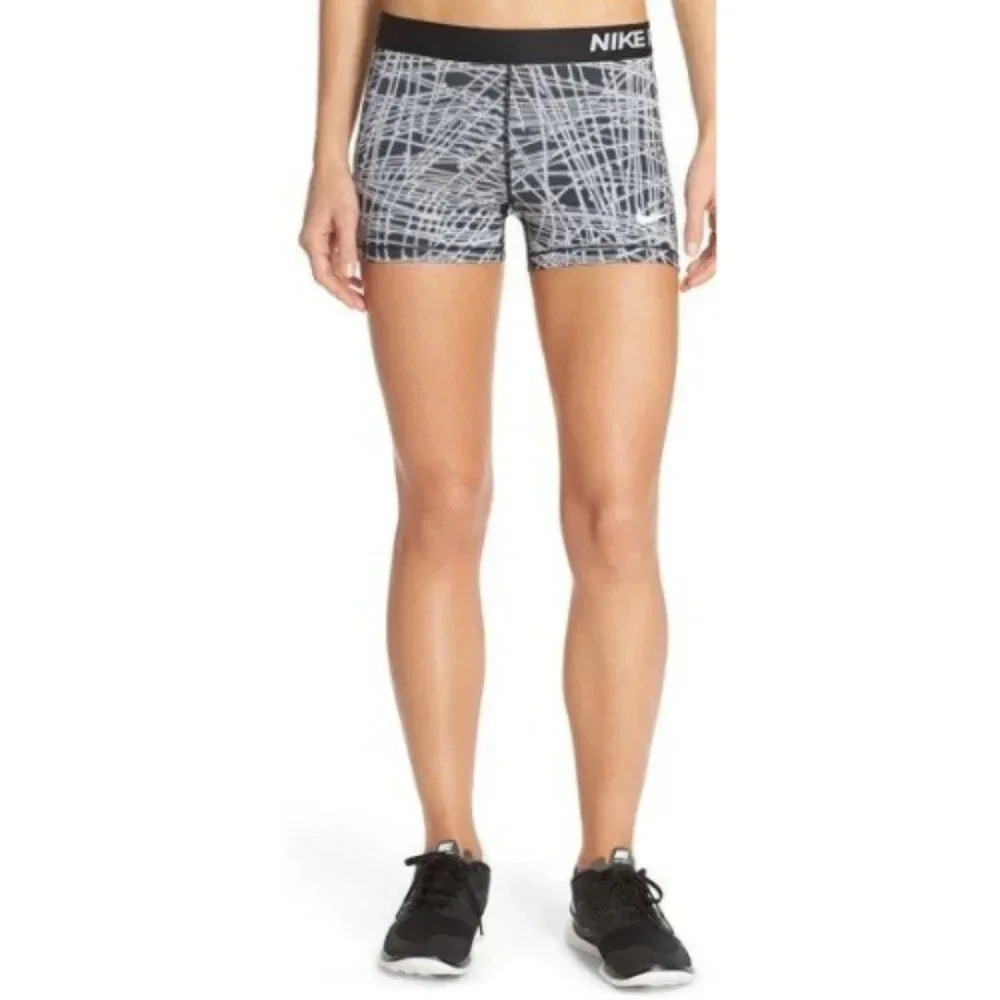 Nike Pro Womens Small Cool Tracer Spandex Athletic Short